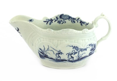 Lot 250 - A Worcester porcelain cream boat