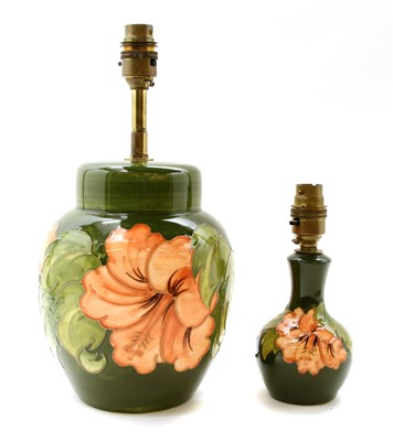 Lot 342 - A Moorcoft table lamp