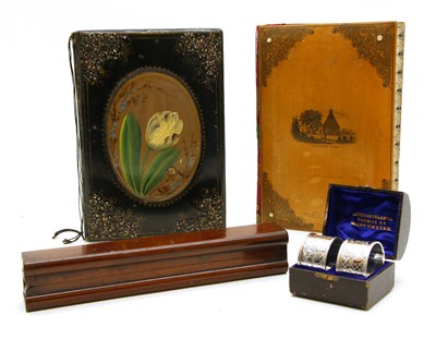 Lot 79 - A Mauchline ware blotter