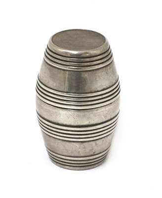 Lot 78 - A George III silver nutmeg grater