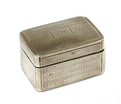 Lot 67 - A William IV silver nutmeg grater