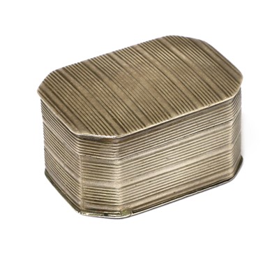 Lot 75 - A George III silver nutmeg grater