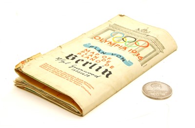 Lot 120 - An original German WWII 1935 Berlin Olympic Games map