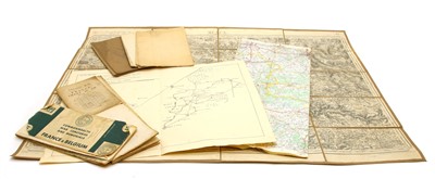Lot 110 - An original WW1 Battle of Deville wood trench map