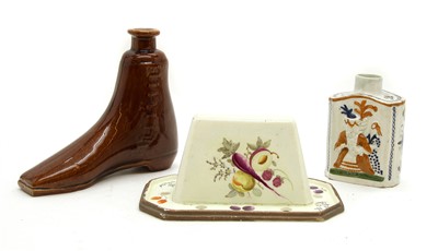 Lot 245 - An 18th creamware jelly mould