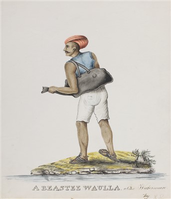 Lot 141 - Six Indian watercolours on paper
