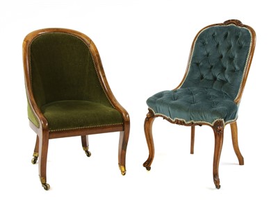 Lot 626 - Two Victorian easy chairs