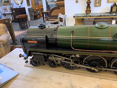 Lot 603 - A 5in gauge live steam model of the Britannia Class 4-6-2 locomotive and tender 'Boadicea' no.70036