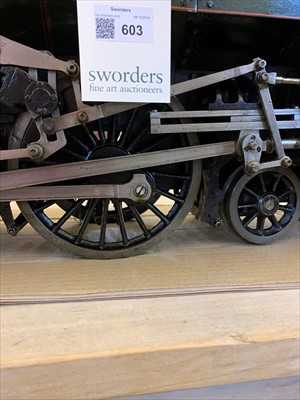Lot 603 - A 5in gauge live steam model of the Britannia Class 4-6-2 locomotive and tender 'Boadicea' no.70036