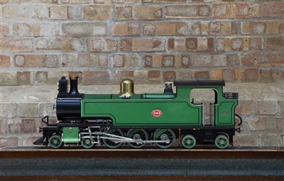 Lot 605 - A 3½in gauge (5in gauge scale) narrow gauge live steam model
