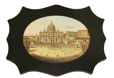 Lot 108 - A micromosaic of St Peter's Square, Rome