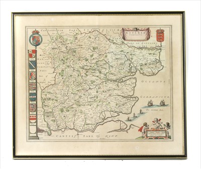 Lot 375 - MAPS: ESSEX:  Blaeu: Essexia Comitatus