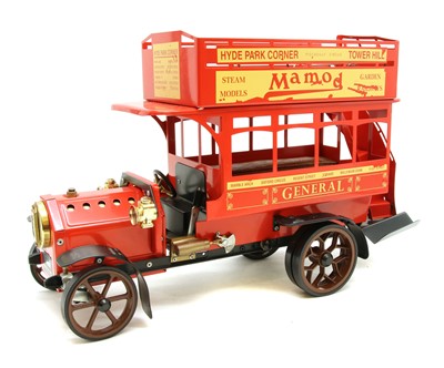 Lot 1204 - A Mamod live steam LB1 London bus
