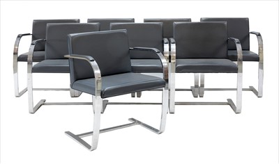 Lot 709 - A set of eight 'Brno' chairs