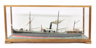 Lot 159 - A model of a steamer