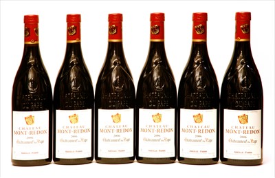 Lot 212 - Chateau Mont-Redon, Châteauneuf-du-Pape, 2006, six bottles (boxed)