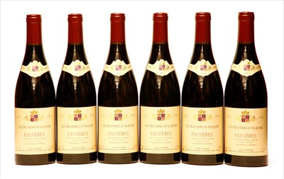 Lot 169 - Les Bastides d'Alquier, Faugères, 2011, six bottles (boxed)