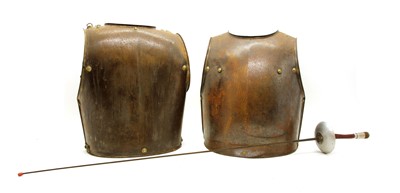 Lot 141 - A steel cuirass