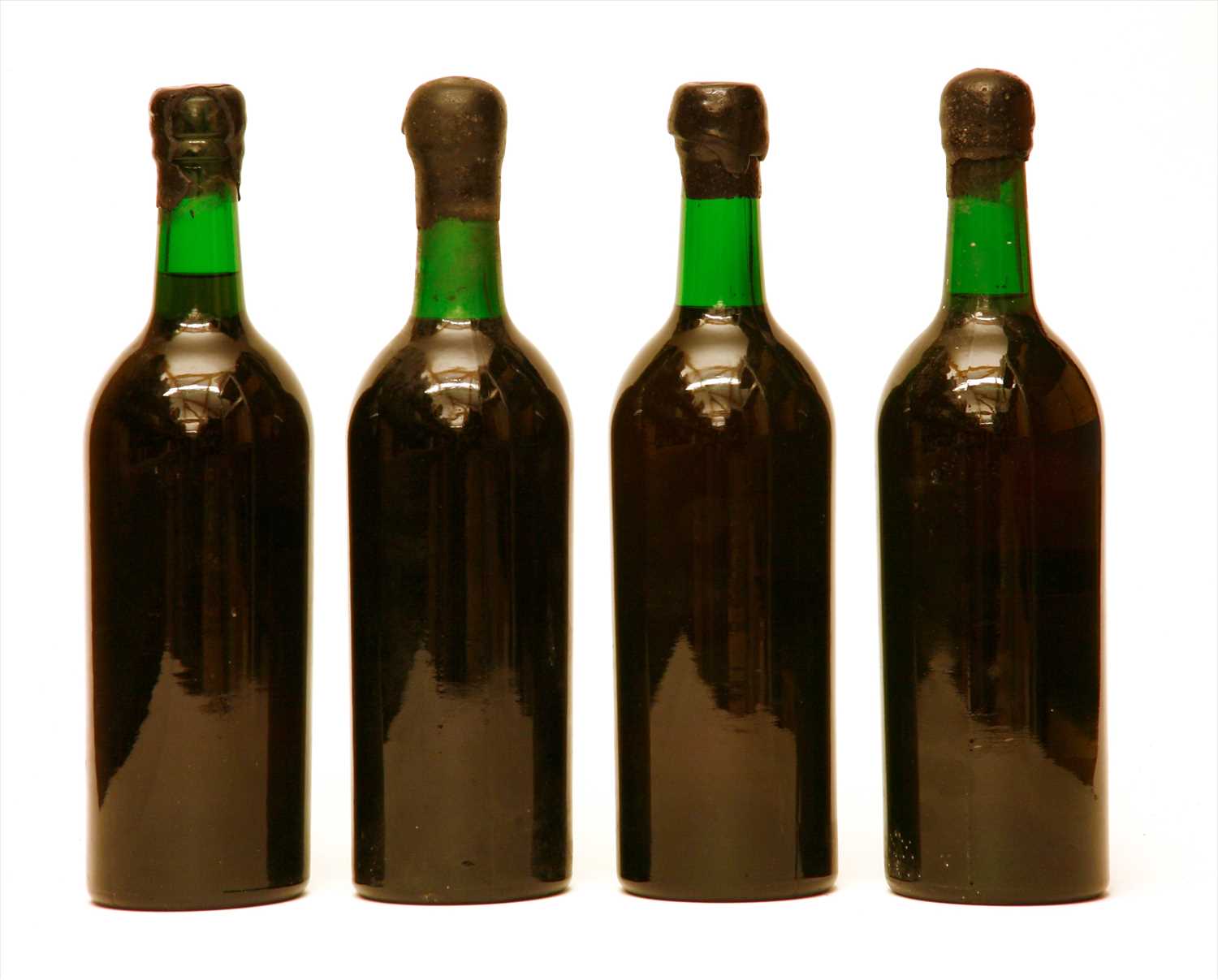 Lot 93 - Vintage Port, no label, plain capsule, four bottles