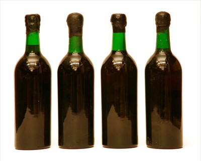 Lot 93 - Vintage Port, no label, plain capsule, four bottles