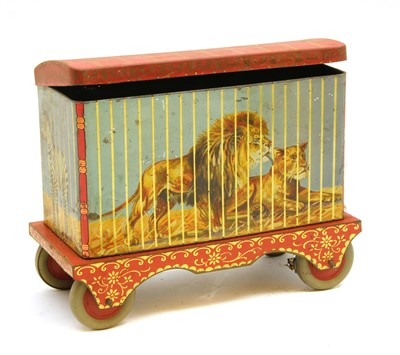Lot 1200 - A William Crawford & Sons circus biscuit tin