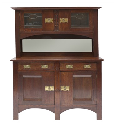 Lot 17 - An Arts & Crafts oak cabinet