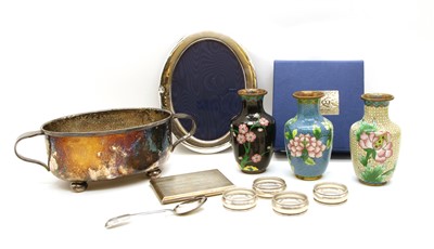 Lot 1132 - A silver cigarette case