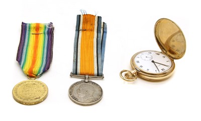 Lot 1120 - A British War and Victory medal