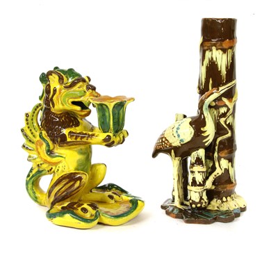 Lot 1349 - A C H Brannam Pottery chamberstick