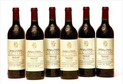 Lot 178 - Bodeguas y Viñedos, Alion, Ribera del Duero, Cosecha, 2005, six bottles (in open owc)