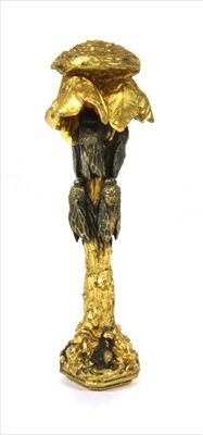 Lot 165 - An Art Nouveau gilt metal desk seal