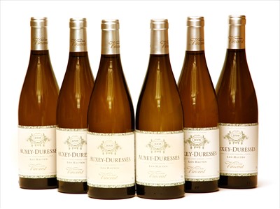 Lot 24 - Jean-Marc Vincent, Auxey-Duresses, Les Hautés, 2008, six bottles (boxed)