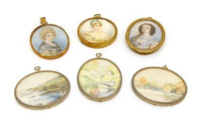 Lot 1102 - A 19th century portrait miniature depicting Henrietta Maria