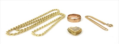 Lot 117 - A 9ct gold wedding ring