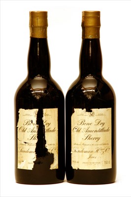 Lot 91 - Sandeman, Bone Dry Old Amontillado Sherry, two magnums