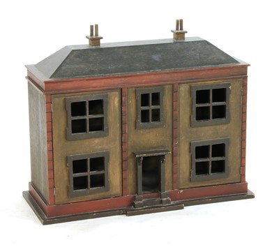 Lot 1286 - A Georgian style villa dolls house