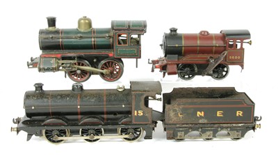 Lot 1191 - A Bassett-Lowke O gauge clockwork 0-6-0 locomotive and tender