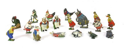 Lot 1190A - A collection of eighteen playworm Britains Cadbury Cococubs