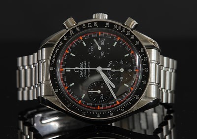 Lot 395 - A gentlemen's stainless steel Omega 'Speedmaster Michael Schumacher Racing World Champion 2000'