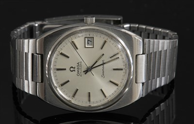 Lot 367 - A gentlemen's stainless steel Omega 'Seamaster' automatic bracelet watch, c.1973