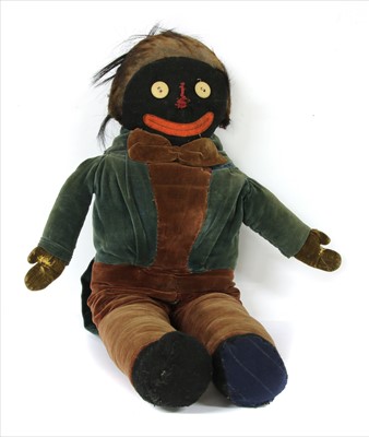 Lot 147 - A vintage musical Golly doll