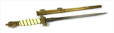 Lot 87 - A Kriegsmarine naval officer's dagger
