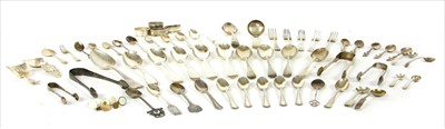 Lot 29 - A box of silver cutlery