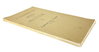 Lot 209 - HARDY, Captain Eric (R. Signal Secretary, Jerusalem Naturalists’ Club)