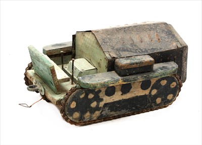 Lot 126 - FOLK ART TANK