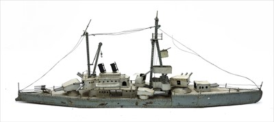 Lot 331 - SCRATCH BUILT BATTLESHIP