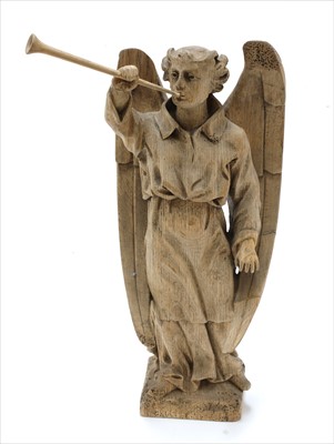 Lot 115 - WOODEN CARVING