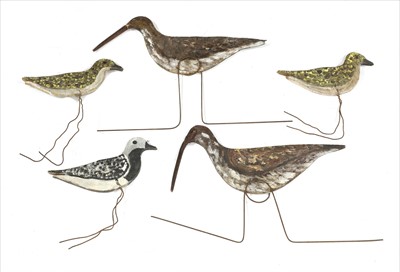 Lot 108 - FOLK ART DECOY SEABIRDS