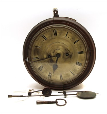 Lot 158 - An early 20th century eight day wall clock