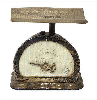 Lot 1150 - An Edwardian silver letter scale